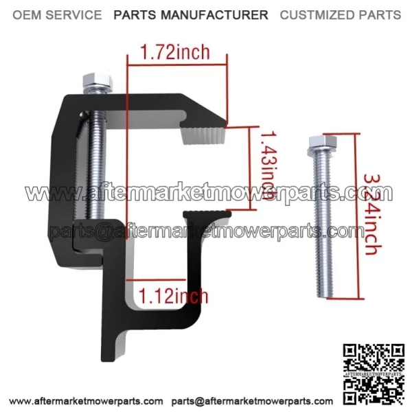 Fixing Clip 6 Pack #Black - Image 2