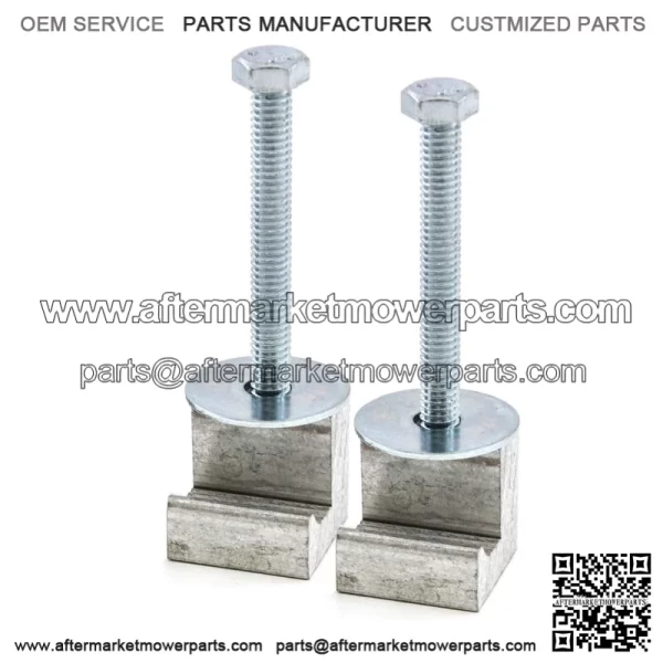 J-type fixing clip 2 pieces #silver - Image 3