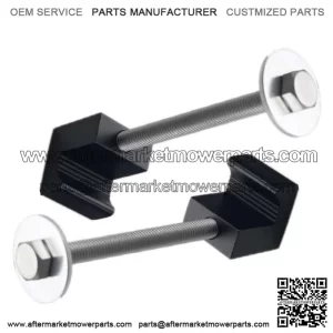 J-type fixing clip 2 pieces # black