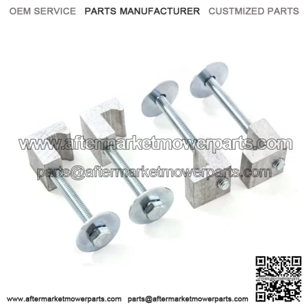 J-type fixing clip 4 pieces #silver - Image 3