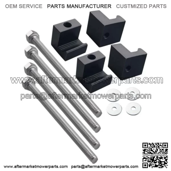 J-type fixing clip 4 pieces # black - Image 4