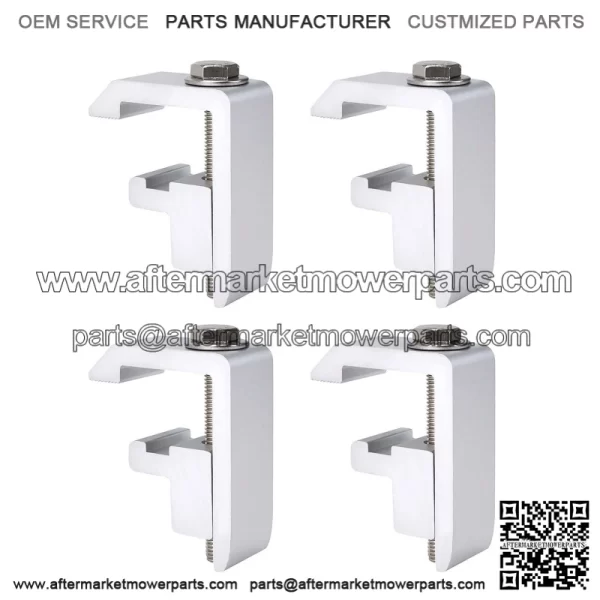 Fixed clip 4#4 pack silver
