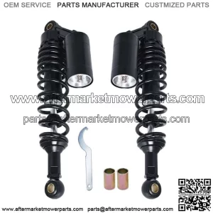Black Pair Motorcycle Universal 12.5" 320mm Rear Shock Absorber Air Suspension