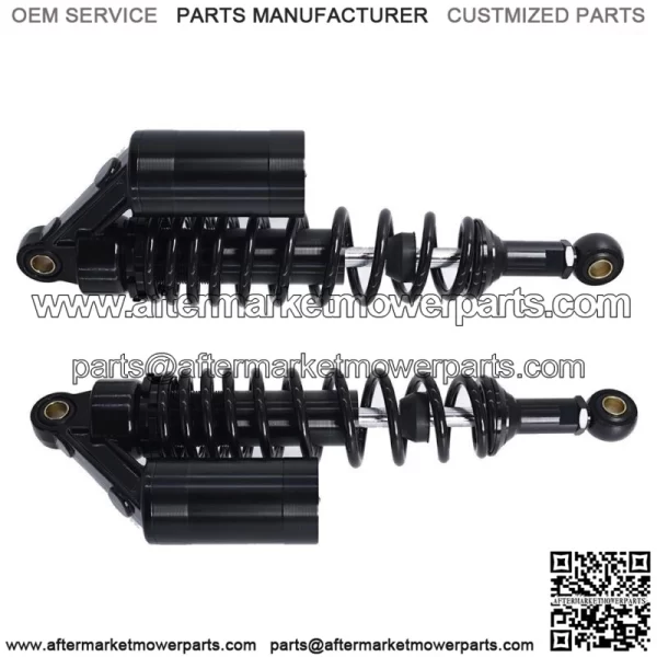 Black Pair Motorcycle Universal 12.5" 320mm Rear Shock Absorber Air Suspension - Image 4