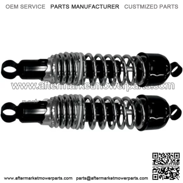 Shocks 335mm Chrome Black #17-05512 fits Suzuki/Kawasaki/Yamaha