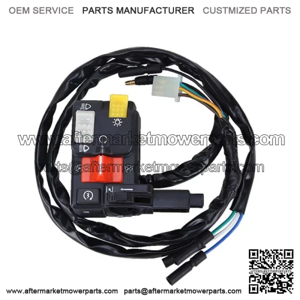 Left Handlebar Kill Switch for Honda FourTrax 300 TRX300 FW 2x4 4x4 1996-00 ATV  For: Honda - Image 4