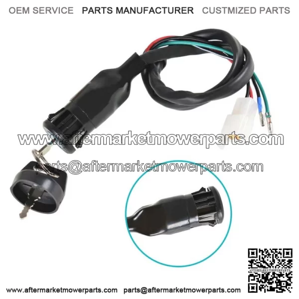 New Ignition Key Switch Fit For 1985-1987 Honda TRX250 Fourtrax 35100-HA8-682 For: Honda