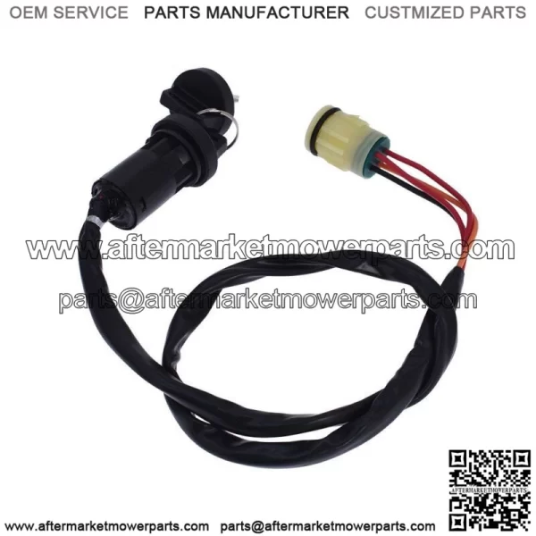 Ignition Switch Keys For Honda Rancher 350 TRX350FE 4x4 ES 2000-2006 ATV Black - Image 2