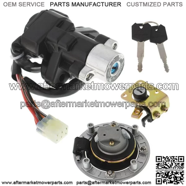 Ignition Switch Gas Cap Cover Seat Lock Key Fit For Suzuki Katana 600 Katana 750 - Image 2