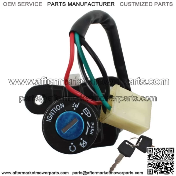 Ignition Switch w/Keys For Suzuki GSF RF 400 GSX 600 750 900 1100 GSXR 750 1100 - Image 2