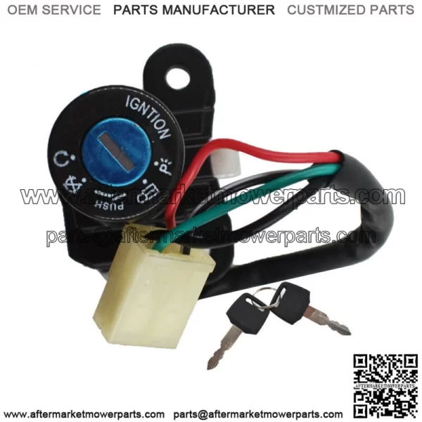 Ignition Switch w/Keys For Suzuki GSF RF 400 GSX 600 750 900 1100 GSXR 750 1100 - Image 3