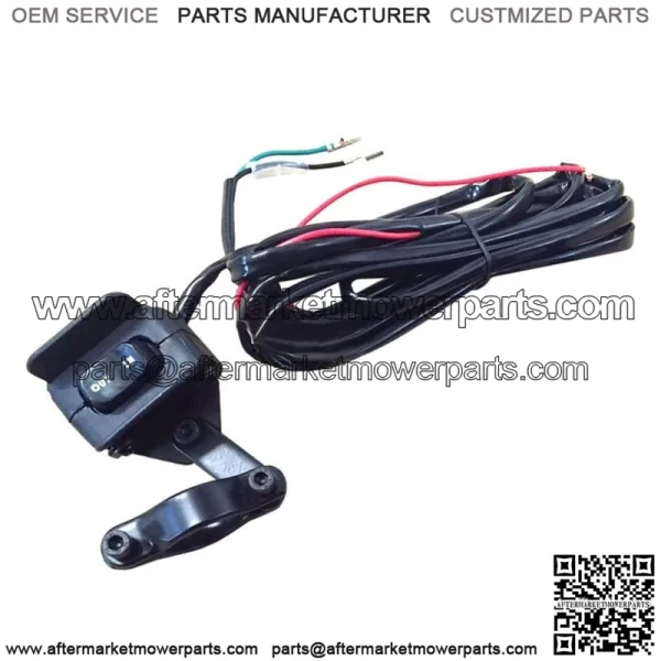 ATV 12V 250A Starter Solenoid Relay Contactor & Winch Rocker Thumb Switch Kit - Image 2