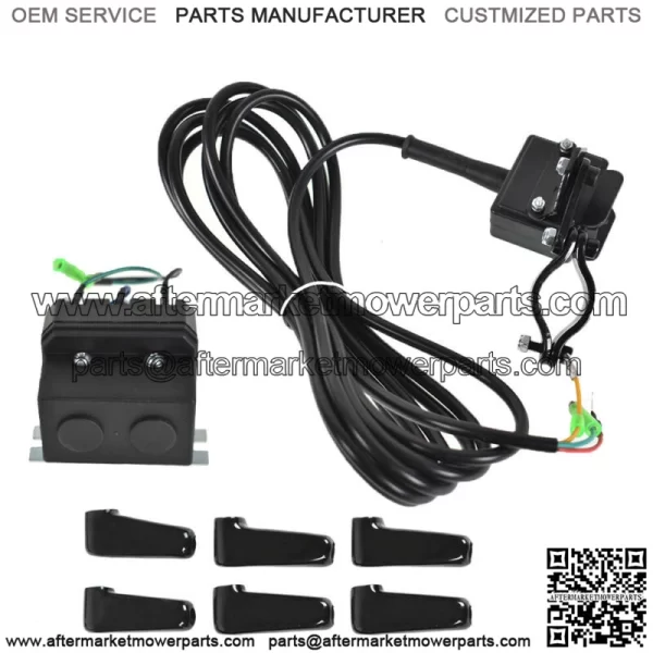ATV 12V 250A Starter Solenoid Relay Contactor & Winch Rocker Thumb Switch Kit - Image 4