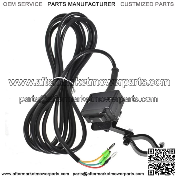 ATV 12V 250A Starter Solenoid Relay Contactor & Winch Rocker Thumb Switch Kit - Image 5