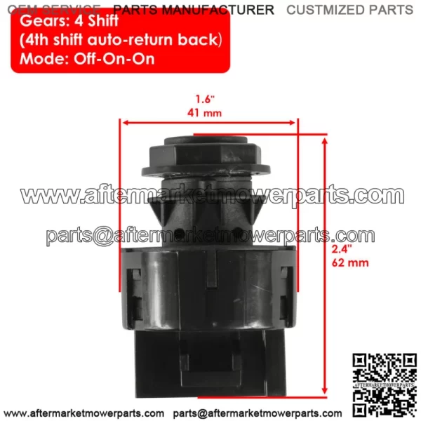 Ignition Key Switch for Polaris 4012166 4011142 - Image 2