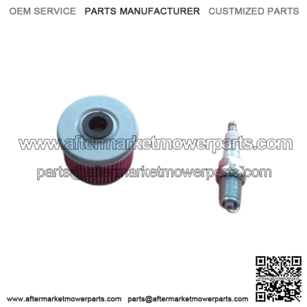 Honda Oil Filter Spark Plug Tune up TRX420 TRX 420 Fourtrax Rancher 07-13 (For: Honda)