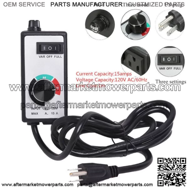 For Router Fan Variable Speed Controller Electric Motor Rheostat AC 120V Newest - Image 2
