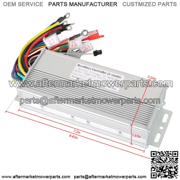 36- 48V 800W DC Motor Speed Controller Scooter Electric Bicycle E-bike Brushless - Image 4