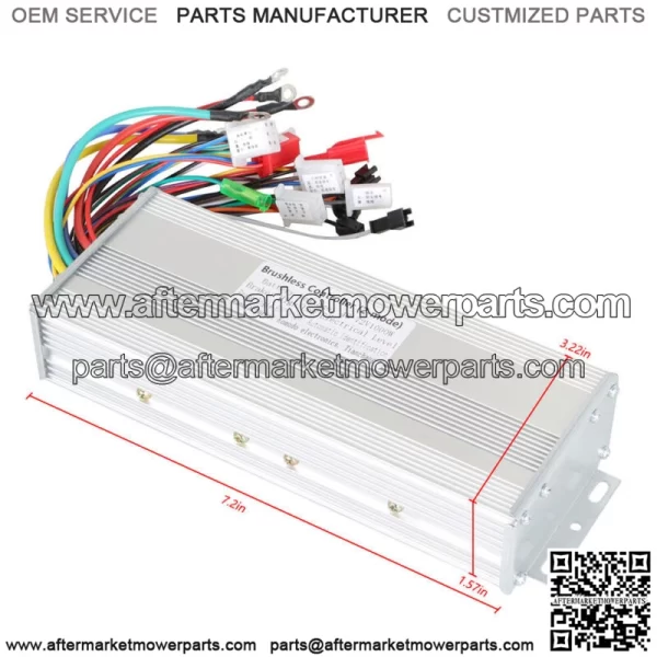 1000W Motor Speed Controller DC 48-72V For Electric E-bike Scooter Brushless - Image 2