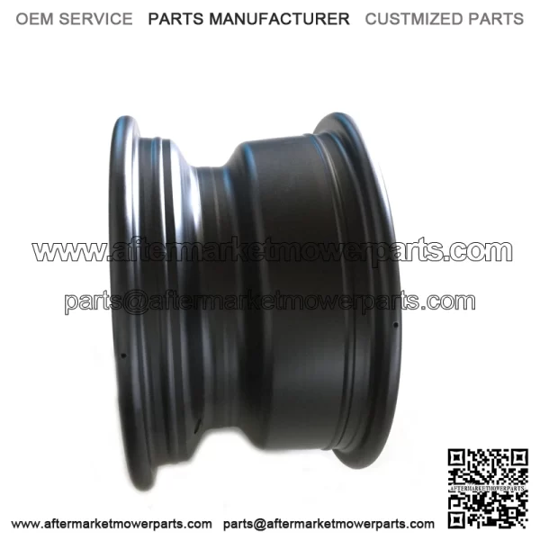 10" Front Wheel 4x156 Hole Sizep Model: 156BBlack Powder Coat - Image 3