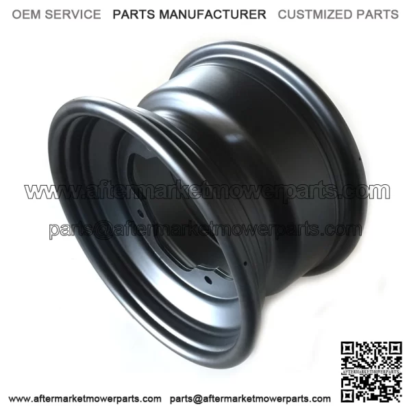 10" Front Wheel 4x156 Hole Sizep Model: 156BBlack Powder Coat - Image 4