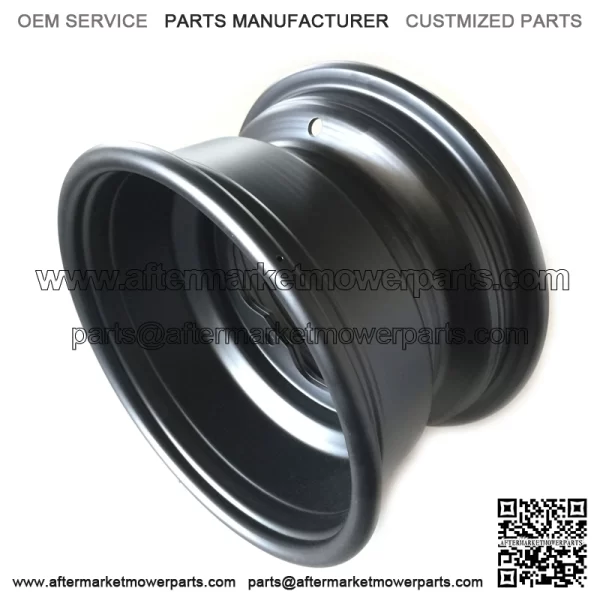 10" Front Wheel 4x156 Hole Sizep Model: 156BBlack Powder Coat - Image 5