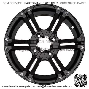 SS212 ATV Wheels/Rims Black 12" Sportsman RZR Ranger For: Polaris