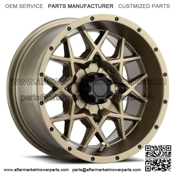 UTV Wheels/Rims Bronze 14" Polaris RZR 1000 XP 4 For: Polaris