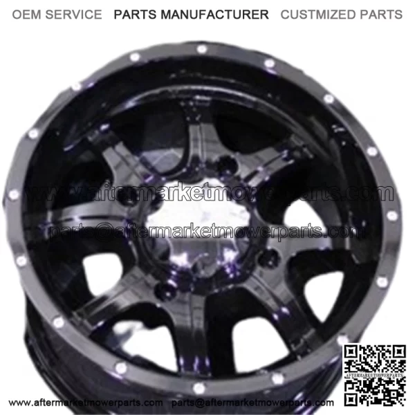 POLARIS RZR 800 14" COBRA BLK ATV ALUMINUM WHEELS SET 4 LIFE WARRANTY POL3CA For: Polaris