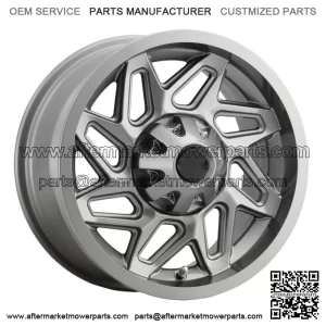 Set of 4 UTV 361 Spyder 15x7 4x156 Gunmetal Wheels Rims 15" Inch For: Polaris