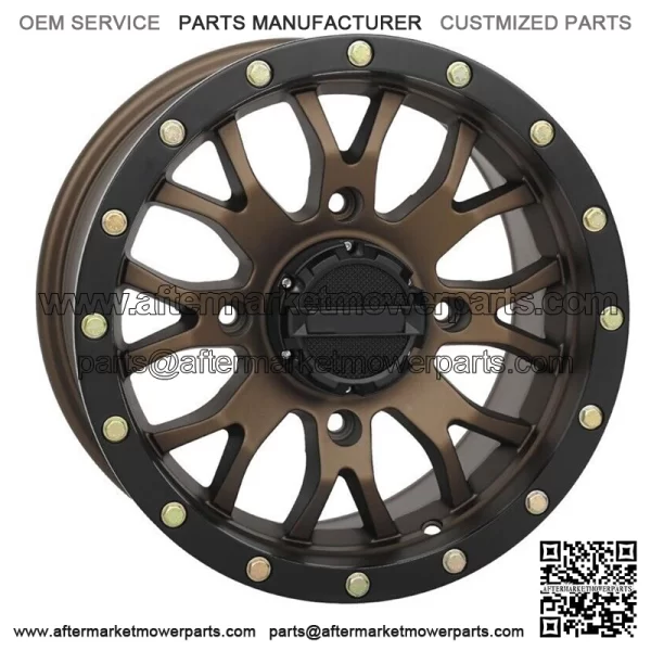 System 3 ST-3 Bronze UTV Wheels 15" Polaris RZR Turbo S / RS1 4 For: Polaris