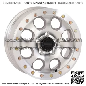 System 3 SB-7 Beadlock Wheels 15" Machined 6+1 Polaris RZR Turbo R & Pro R For: Polaris