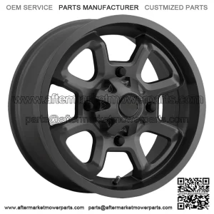 Set of 4 UTV 415 Bomb 12x7 4x156 Matte Black Wheels Rims 12" Inch For: Polaris