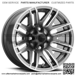 Set of 4 UTV 112 Assault 14x8 4x156 Gunmetal Wheels Rims 14" Inch For: Polaris