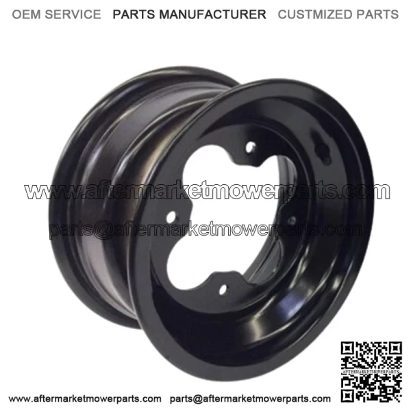 A5 BLACK 10" FRONT REAR  WHEELS RIMS 10X5 4+1 4x110 4/110 Polaris RZR170