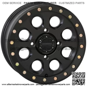 System 3 SB-7 Beadlock 14" Wheels Black 4+3 Polaris RZR 1000 XP 4 For: Polaris