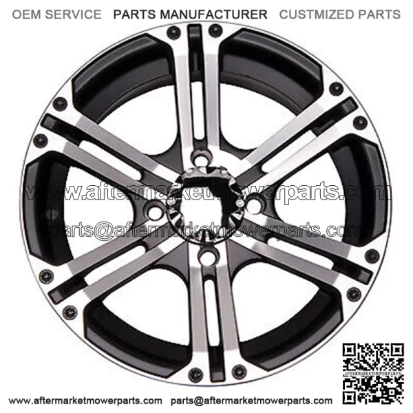 SS212 UTV Wheels/Rims Machined 12" Polaris RZR Turbo S / RS1 4 For: Polaris