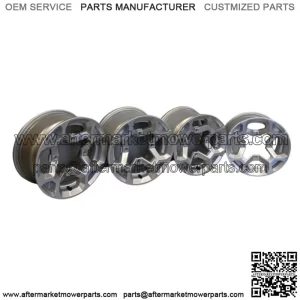 Take Off G2 Can Am Outlander 12" Silver DPS XT Wheel Set 12x6 12x7.5 4x137mm