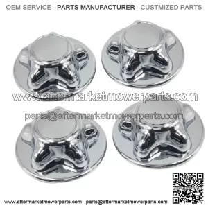 Set Of 4 Wheel Hub Chrome Center Caps For 1997-2004 Ford F-150 909-032 (For: Ford F-150)