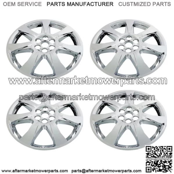 4X Chrome 20" Hubcaps For Cadillac SRX 2010-2013 Wheel Cover Hub Caps Rim Cover - Image 2