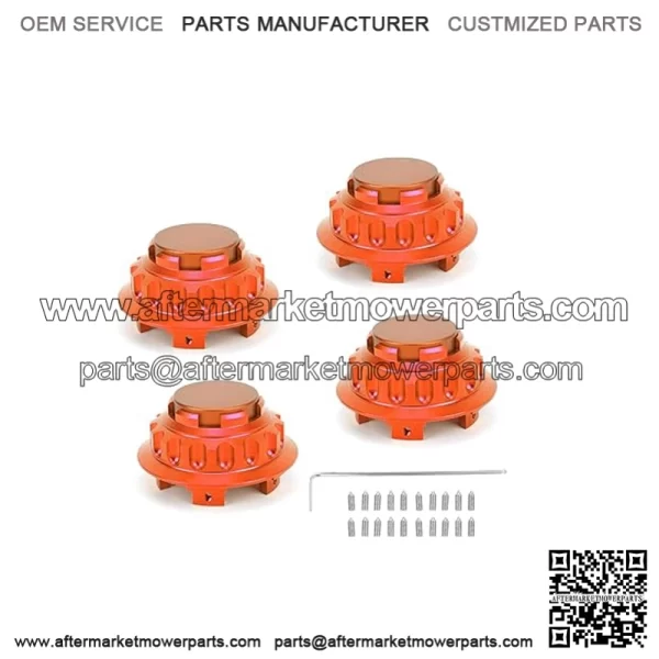 Mercedes-Benz wheel center cover #orange - Image 2