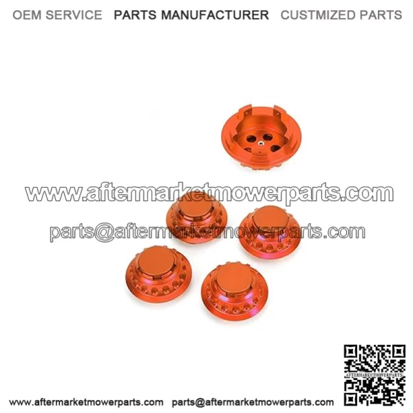 Mercedes-Benz wheel center cover #orange - Image 3