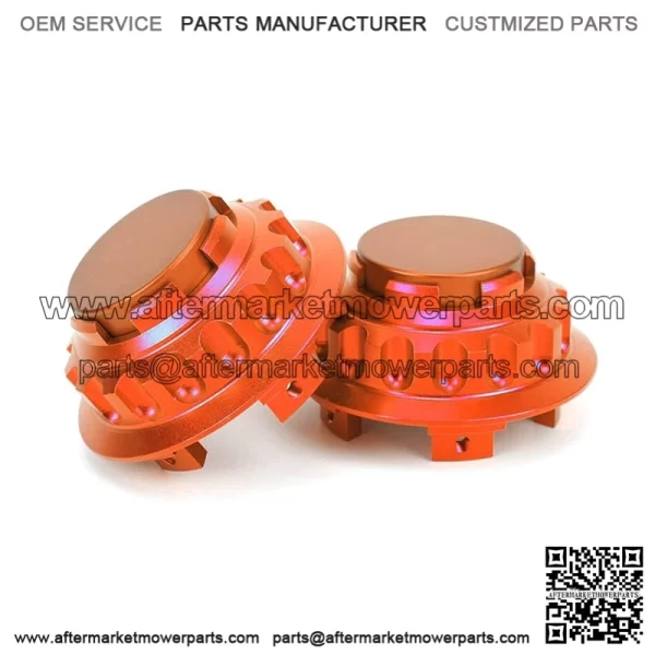 Mercedes-Benz wheel center cover #orange - Image 4