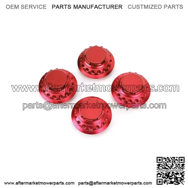 Mercedes-Benz wheel center cover #red - Image 2