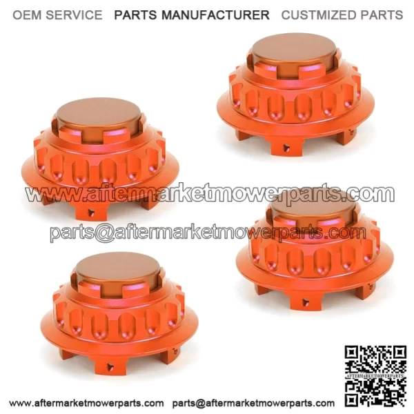 BMW Honda wheel center cover #orange - Image 2