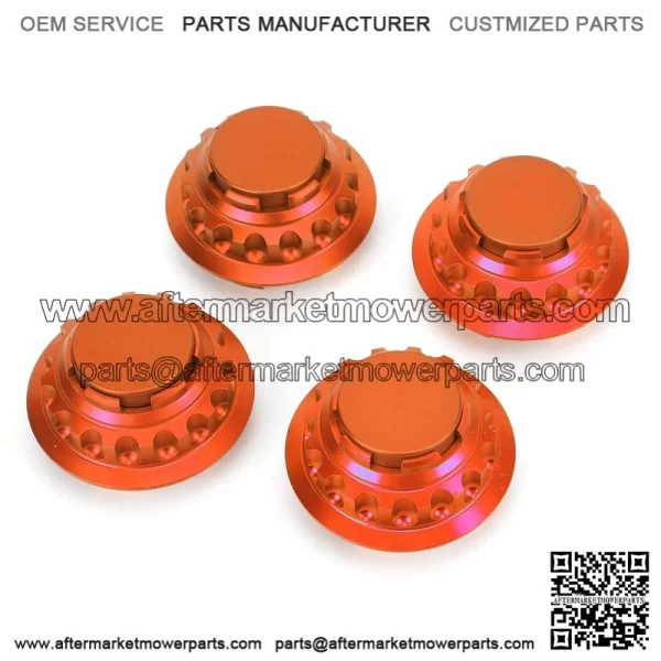 BMW Honda wheel center cover #orange - Image 3