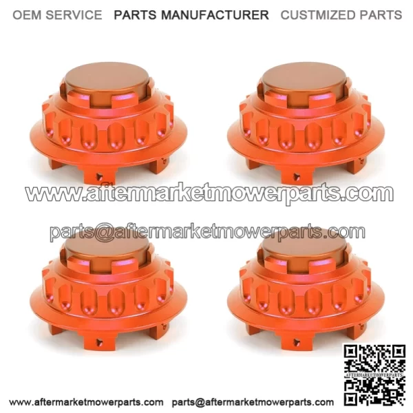 BMW Honda wheel center cover #orange - Image 4