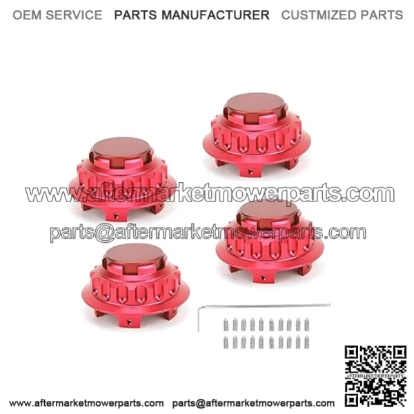 BMW Honda wheel center cover #red