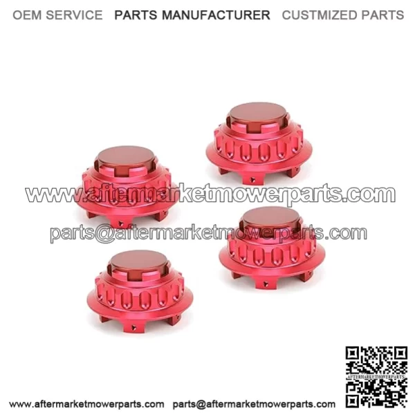 BMW Honda wheel center cover #red - Image 2