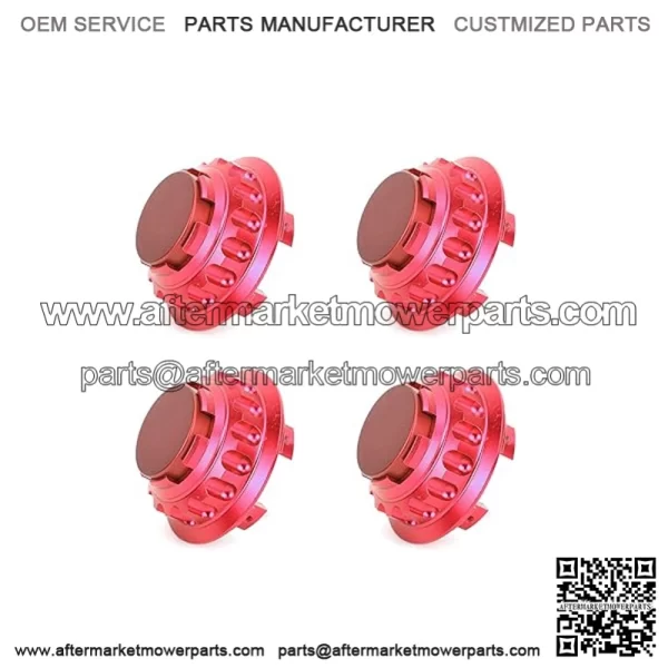 BMW Honda wheel center cover #red - Image 4
